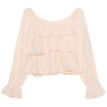Nüd by NEKANE blusa donna ecru SAKET 80% rayon 20% poliammide