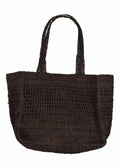 LA FEE MARABOUTEE borsa donna rafia marrone DONUIN 100% carta