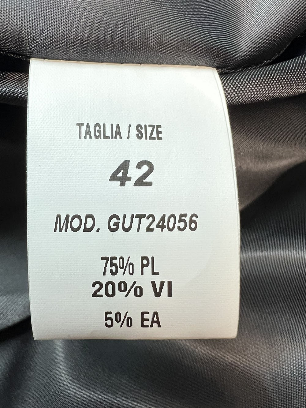 GUTTHA MILANO giaccone donna doppiopetto over  GUT24056 MADE IN ITALY