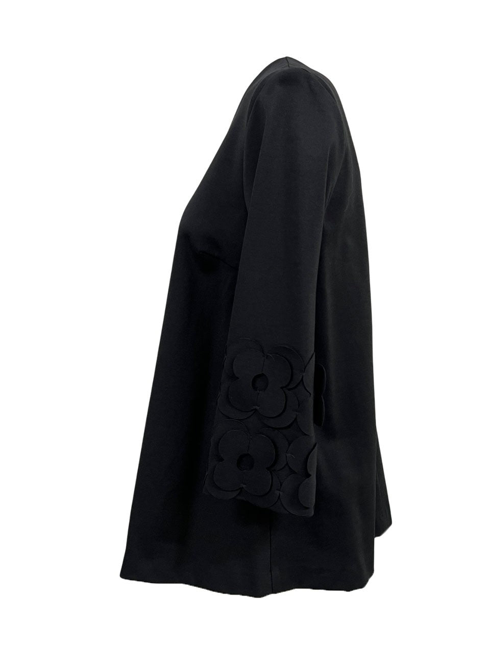MEIMEIJ blusa donna punto milano nera M4IA44 MADE IN ITALY