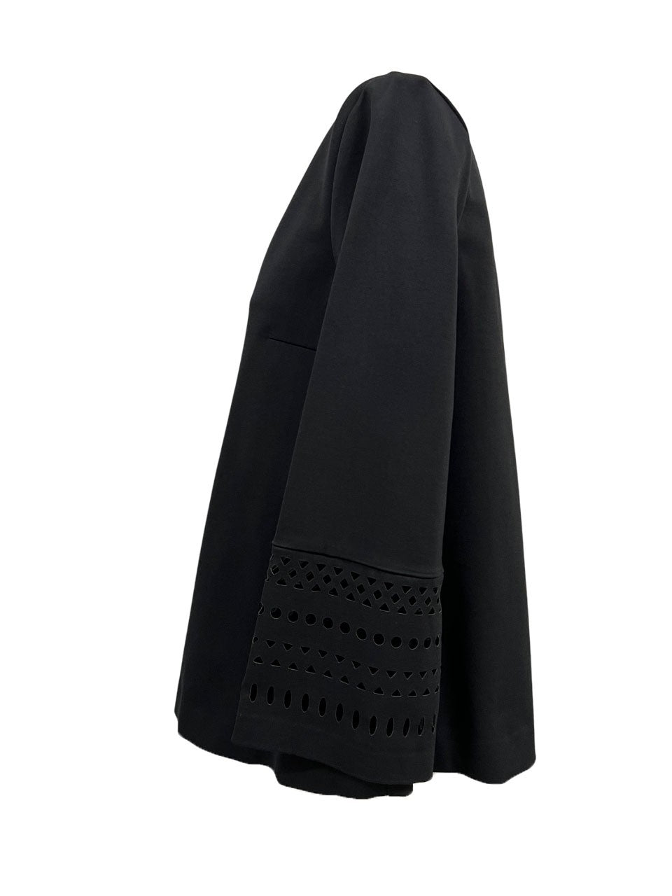 MEIMEIJ blusa donna punto milano nera M4IA21 MADE IN ITALY