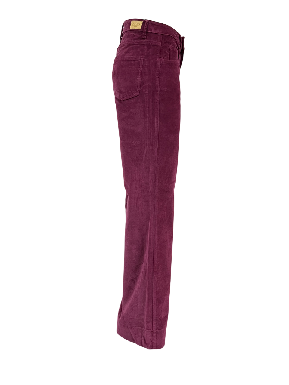 J-CUBE pantalone donna modello jeans velluto liscio 302 KAOTICA MADE IN ITALY