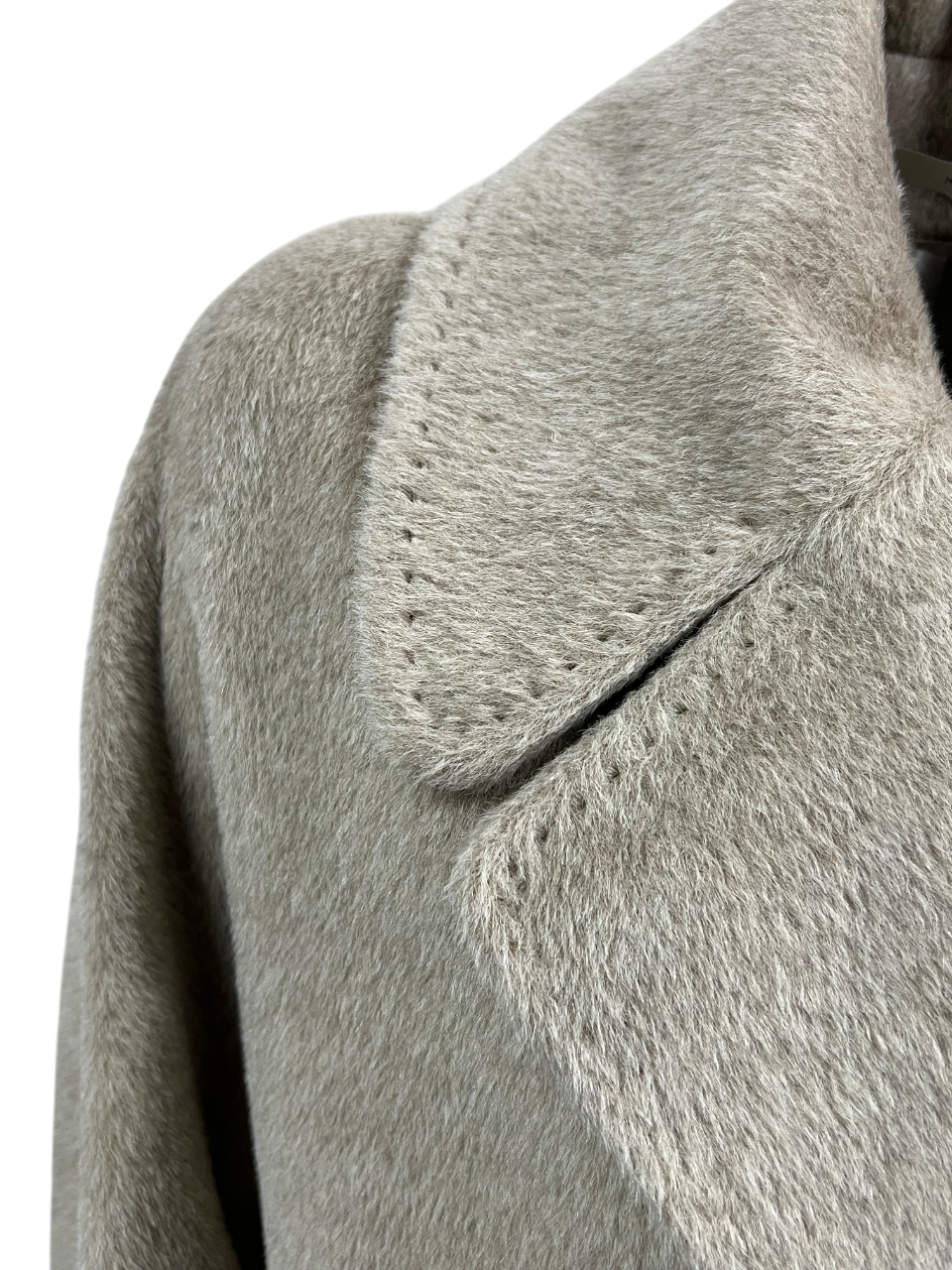 NORMEET Giaccone Donna Doppiopetto Cachat 400-ALPACA – 70% Alpaca 30% Lana – Made in Italy
