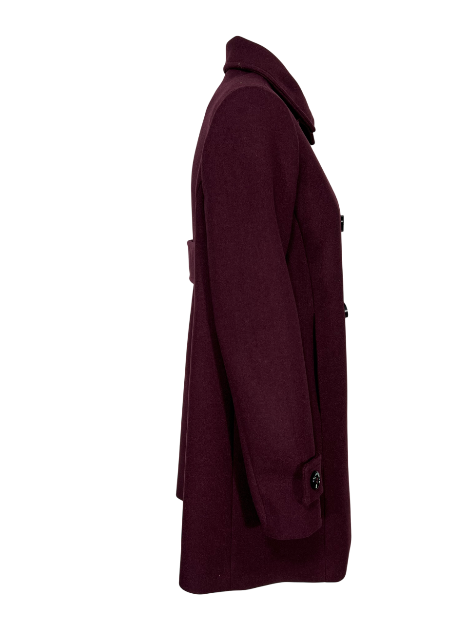 IL THE DELLE 5 Giaccone Donna Doppiopetto JADEN 77 Bordeaux o Blu – Fodera Fantasia – Made in Italy