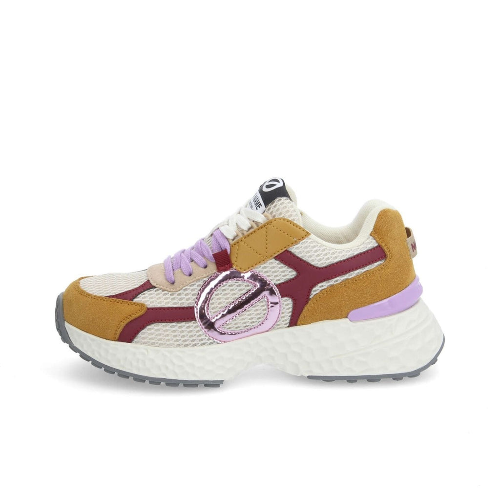 NØ Name scarpe donna joggers CARTER 2.0 RUNNER W BEIGE/OCRA/BORGOGNA