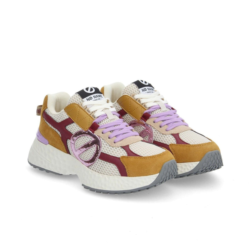 NØ Name scarpe donna joggers CARTER 2.0 RUNNER W BEIGE/OCRA/BORGOGNA