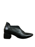 KUDETA’  524201 Scarpa Donna Nera in Pelle – Elastici in Tinta, Tacco 5 cm, Made in Italy