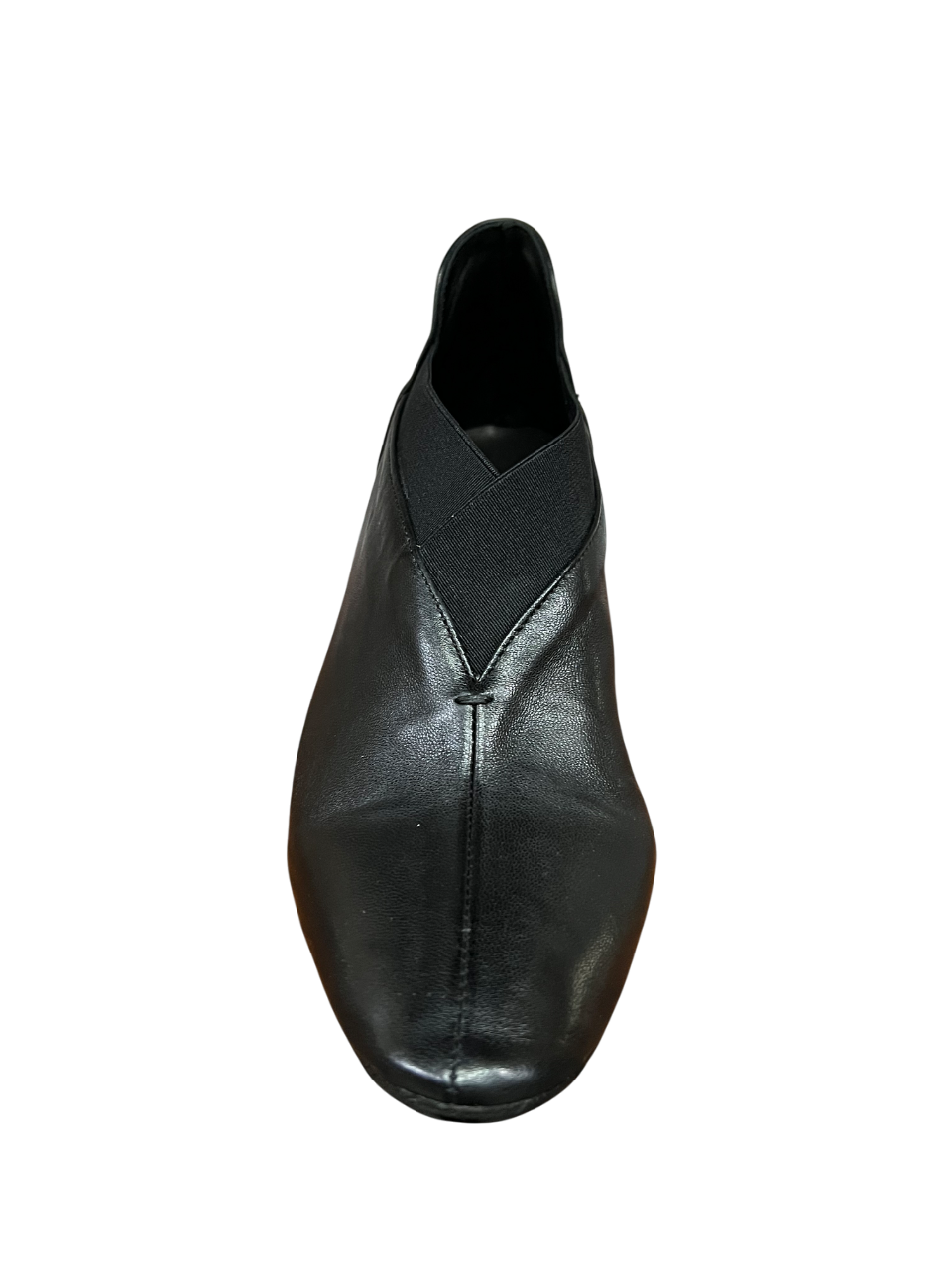 KUDETA’  524201 Scarpa Donna Nera in Pelle – Elastici in Tinta, Tacco 5 cm, Made in Italy