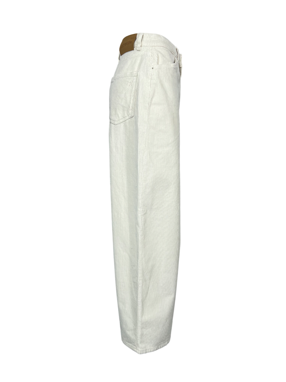 NOIR 'N' BLEU GOLDEN-14 LOOSE – Jeans donna in velluto 500 righe wide-leg (fondo 28 cm)