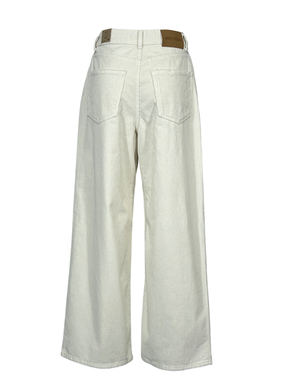 NOIR 'N' BLEU GOLDEN-14 LOOSE – Jeans donna in velluto 500 righe wide-leg (fondo 28 cm)