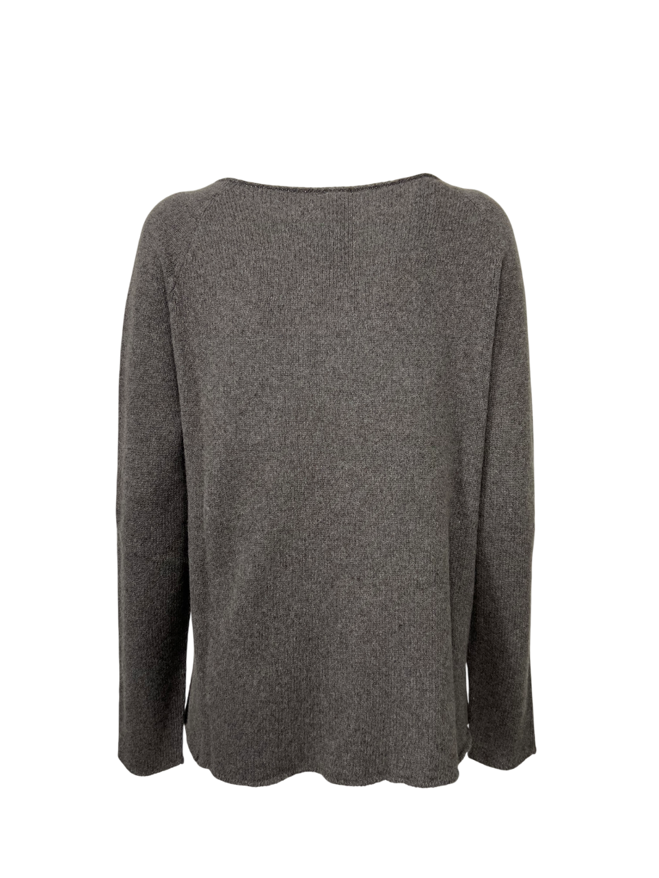 LIVIANA CONTI AURORA F5WC79 maglia cashmere/seta tortora melange 62 cm