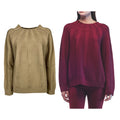 LIVIANA CONTI F5WD09 “DONNIE” – Maglia 100% lana a coste larghe (58 cm)