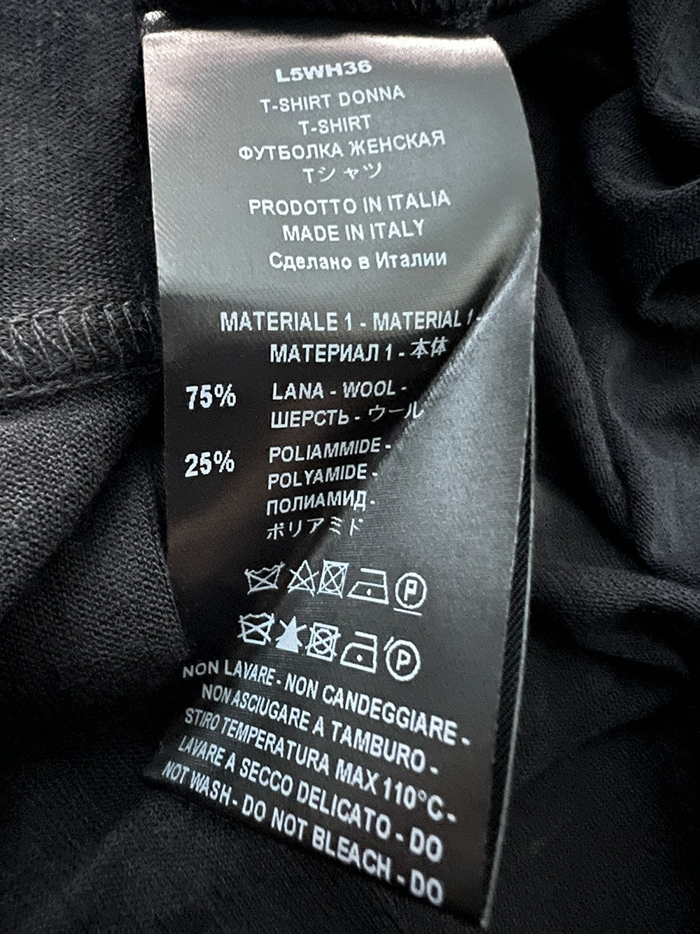 LIVIANA CONTI L5WH36 “GINEVRA” – Maglia collo alto in jersey leggero (slim, 64 cm)