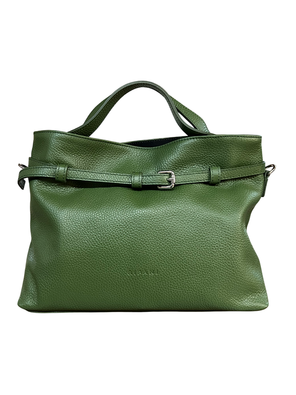RIPANI LUISA I771OJ – Borsa a mano in pelle cervo con tracolla aggiuntiva (Made in Italy)