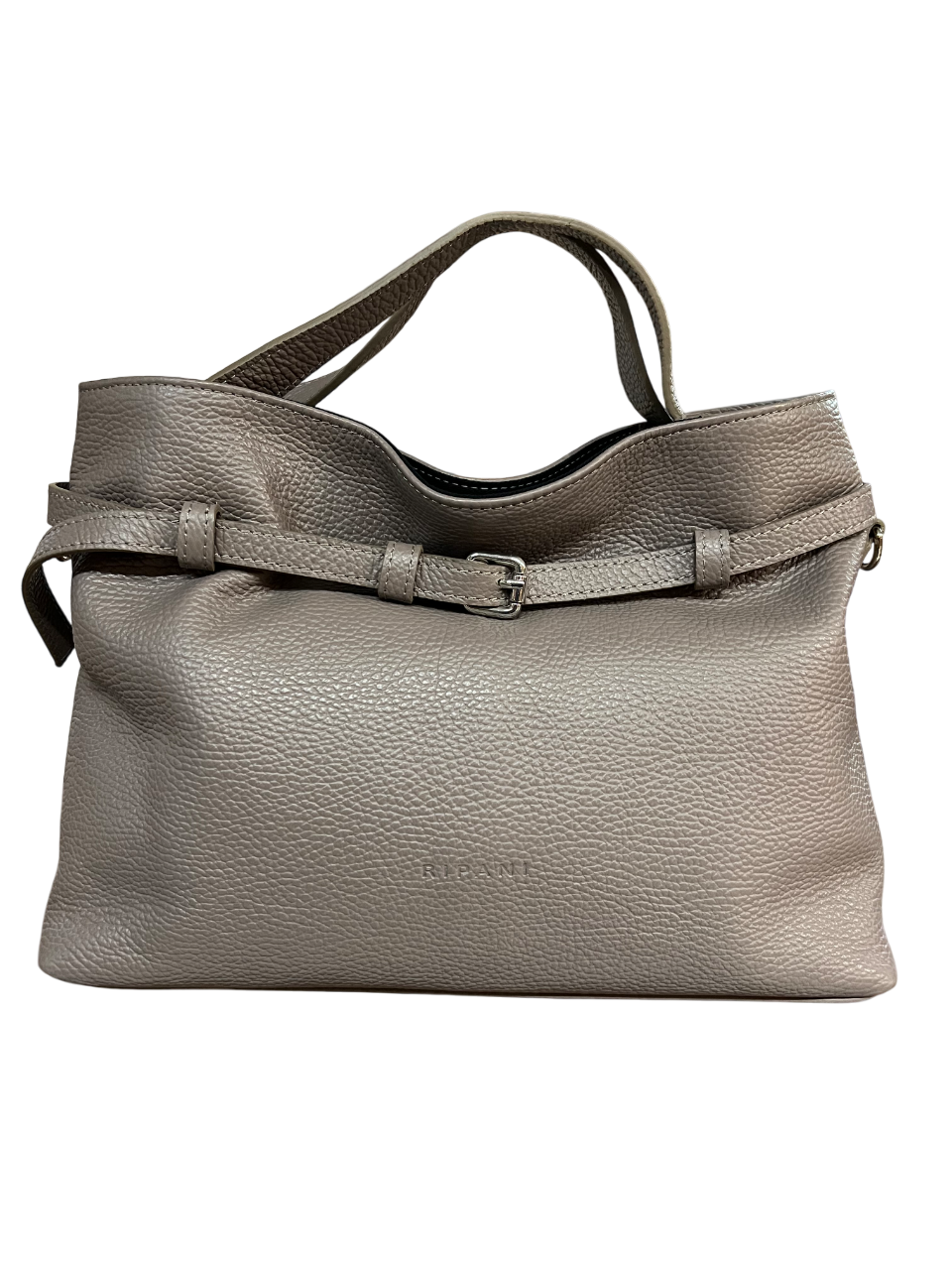 RIPANI LUISA I771OJ – Borsa a mano in pelle cervo con tracolla aggiuntiva (Made in Italy)