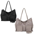 RIPANI Borsa Donna Alda Tote Bag L I621OJ in Pelle Effetto Cervo con Tracolla Regolabile (Made in Italy)