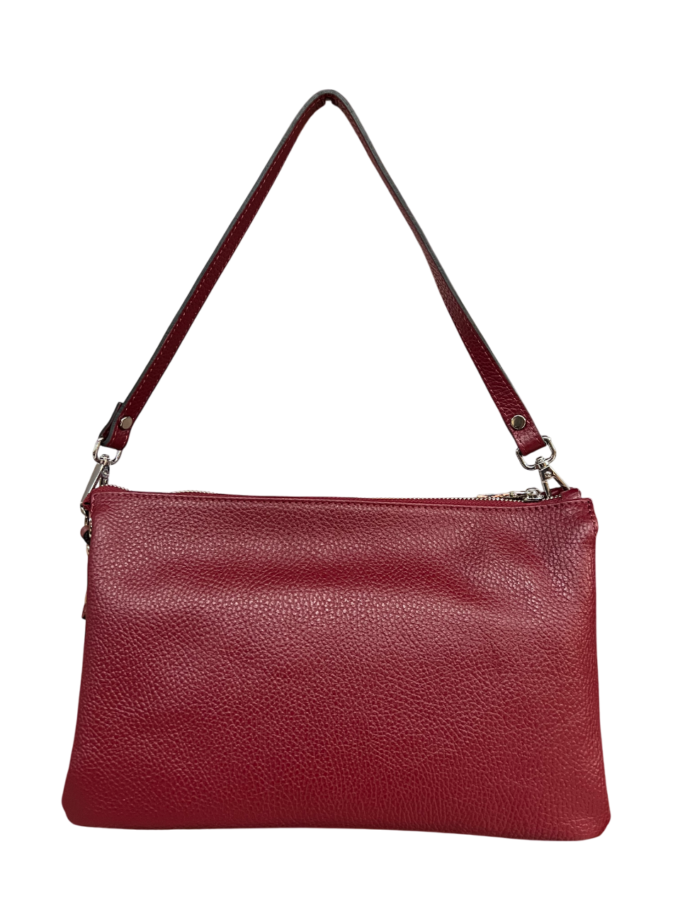 RIPANI Easy Handy M – borsa spalla pelle, triplo scomparto, zip