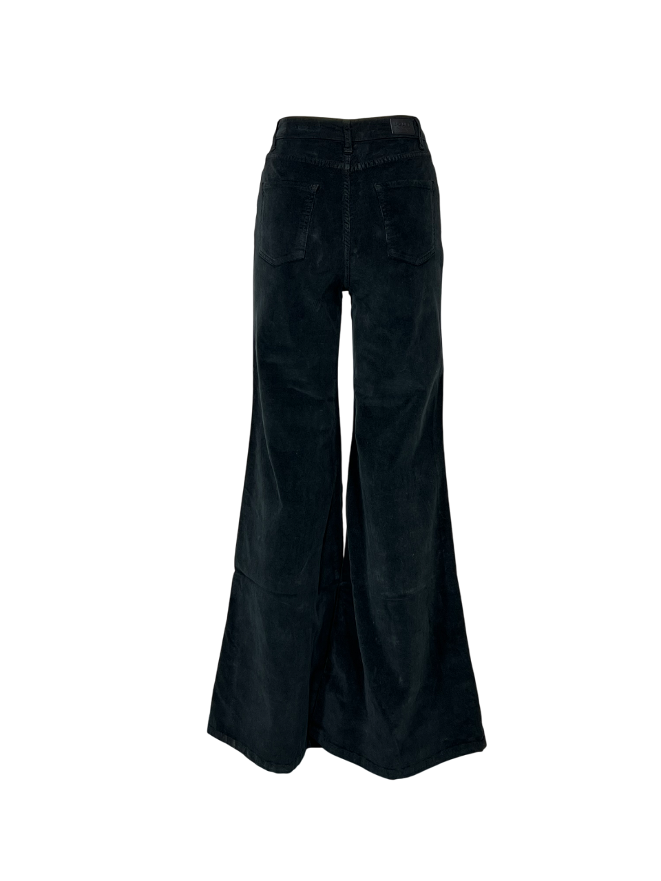 J-CUBE BIL 301 jeans donna velluto 2000 righe nero maxi flare 97 cotone Made in Italy a palazzo NARCISO TWEED MADE IN ITALY