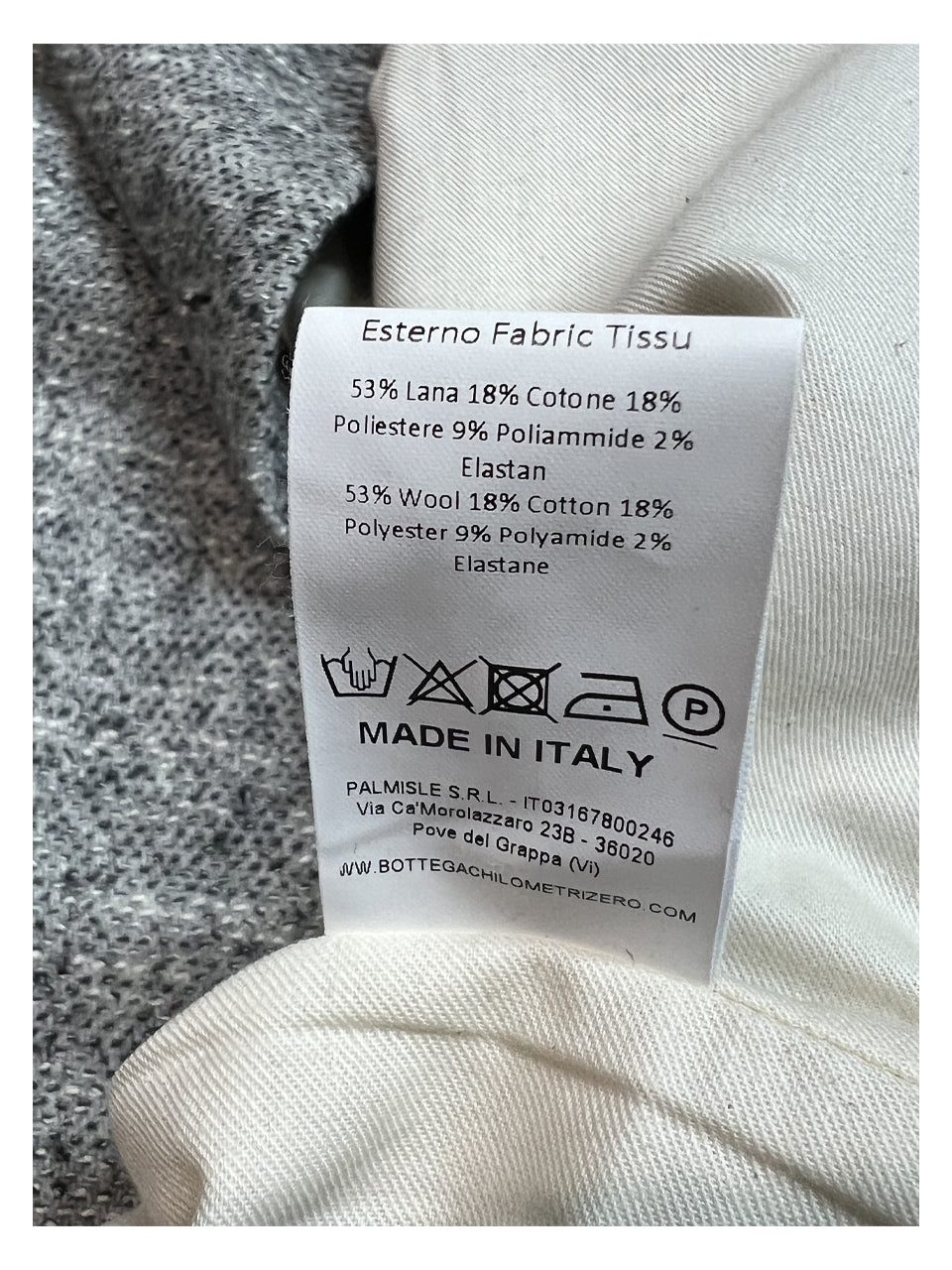 4.10 by BottegaChilometriZero Giacca donna grigio chiaro sale e pepe DD25313 COLLO ZEBRA