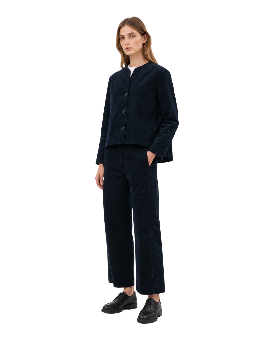 HUMILITY Giacca Velluto Blu KOGIN-V Made in Italy