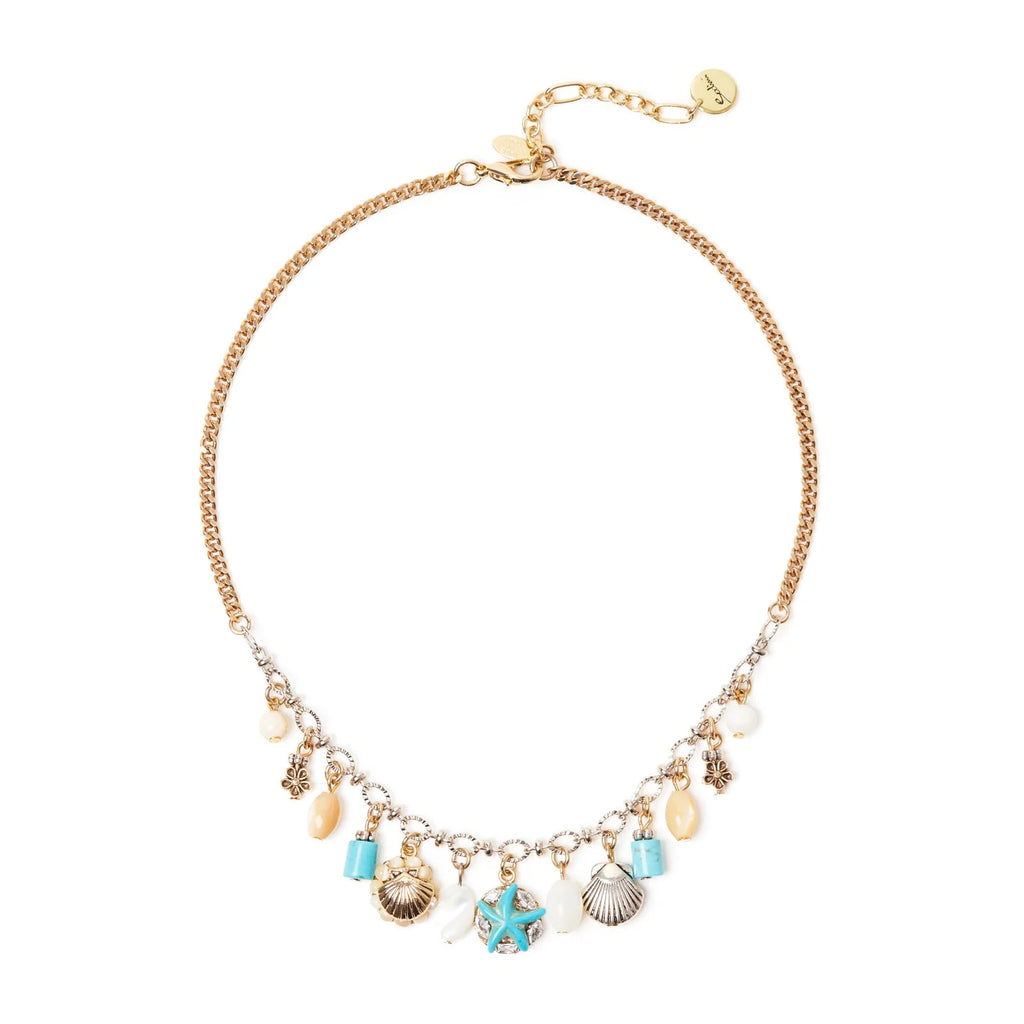 Sodini Girocollo Maresia 552311 Multicolor con Catena Groumette e Mini Pendenti Mare