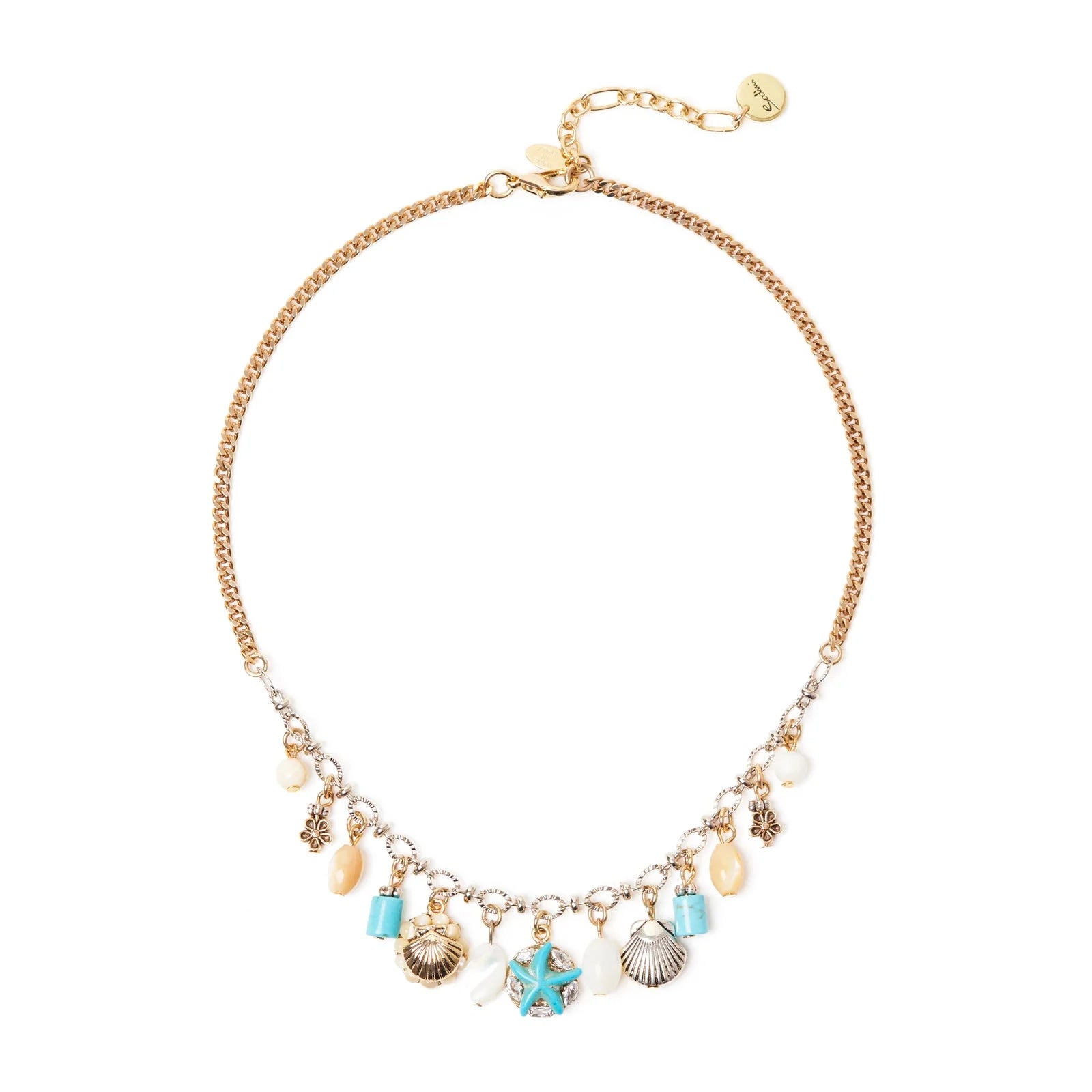 Sodini Girocollo Maresia 552311 Multicolor con Catena Groumette e Mini Pendenti Mare