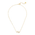 SODINI Collana Donna Daphne Oro con Catena Forzatina, Perla e Foglie Dorate 552527
