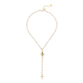 SODINI Collana Donna Naos Rosa a Y con Sfere e Croci 552585V