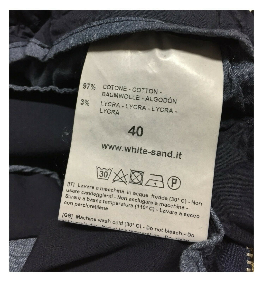 WHITE SAND pantalone donna cotone leggero mod 20SD61 17 ANGELINA MADE IN ITALY