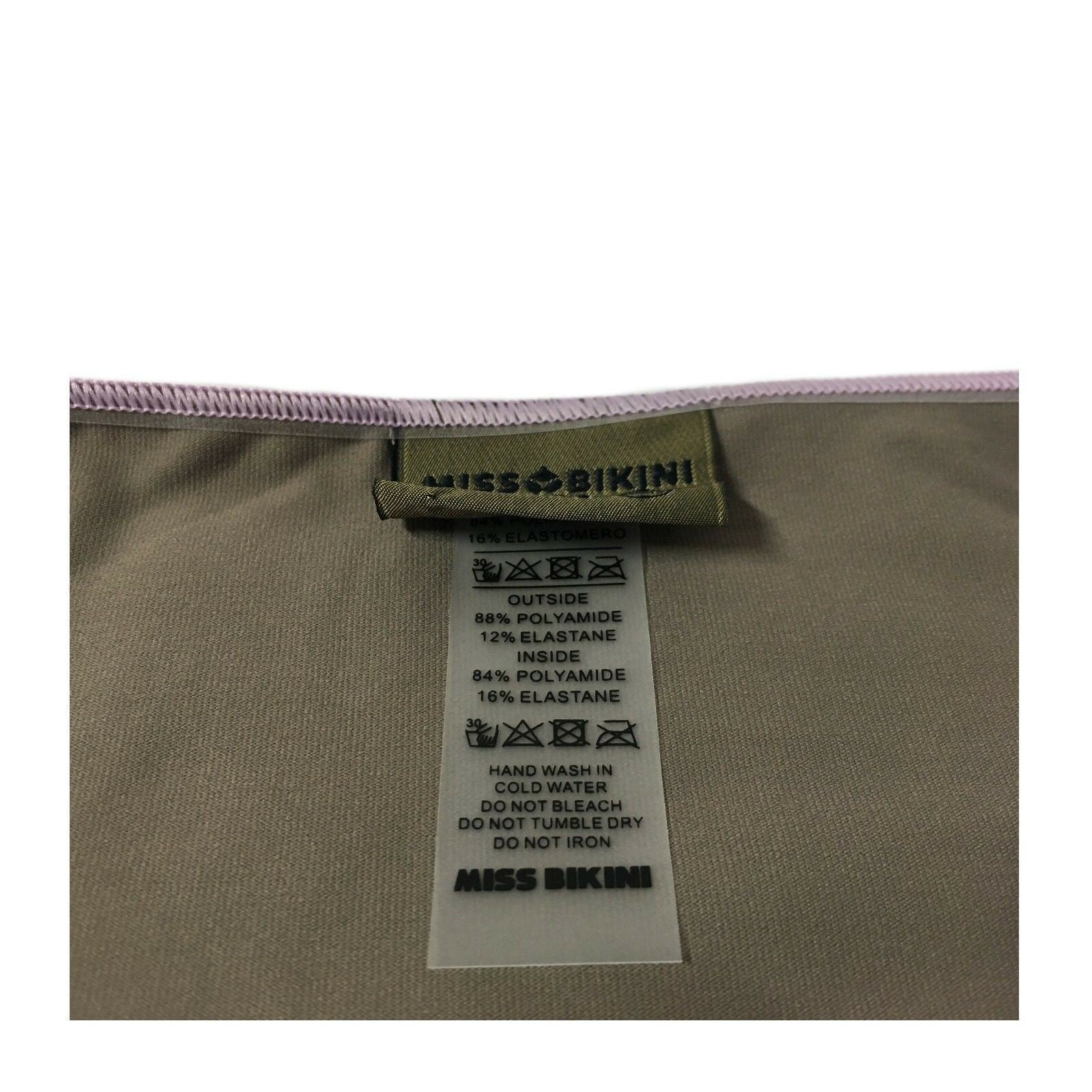 MISS BIKINI LUXE Bikini Donna triangolo sfoderato tinta unita + fantasia 18382