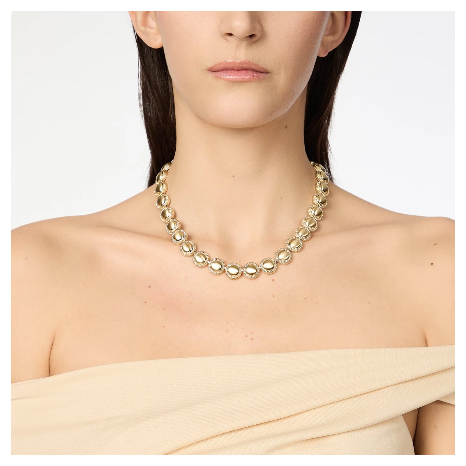 Sodini Girocollo Pompei 800007D Oro a Pasticche con Microsfere