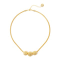 Sodini Girocollo Pompei 800009D Oro con Catena e Tre Sfere Reticolate