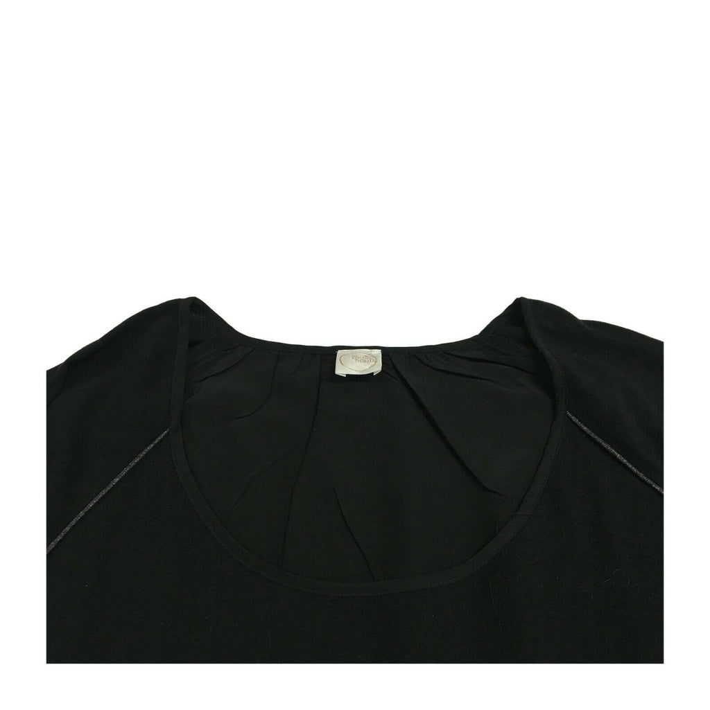 DES PETITS HAUTS Maglia donna con inserti in seta mod TOMAS 85% cotone 15% lino