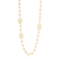 Sodini Collana Lunga Vieste Avorio e Oro con Boule ed Elementi Ovali Vieste 852288K