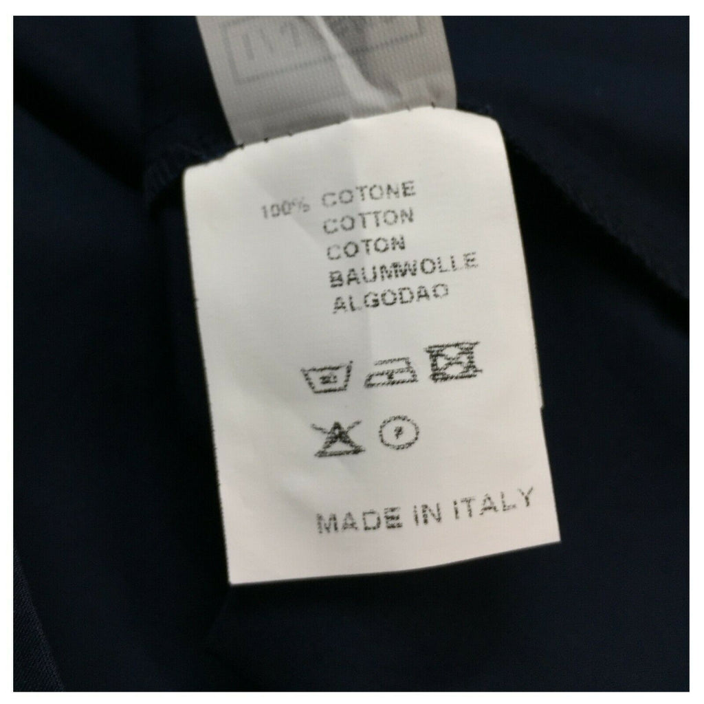 ETICI abito donna blu manica 3/4 a palloncino zip laterale A2/9560/LF MADE ITALY