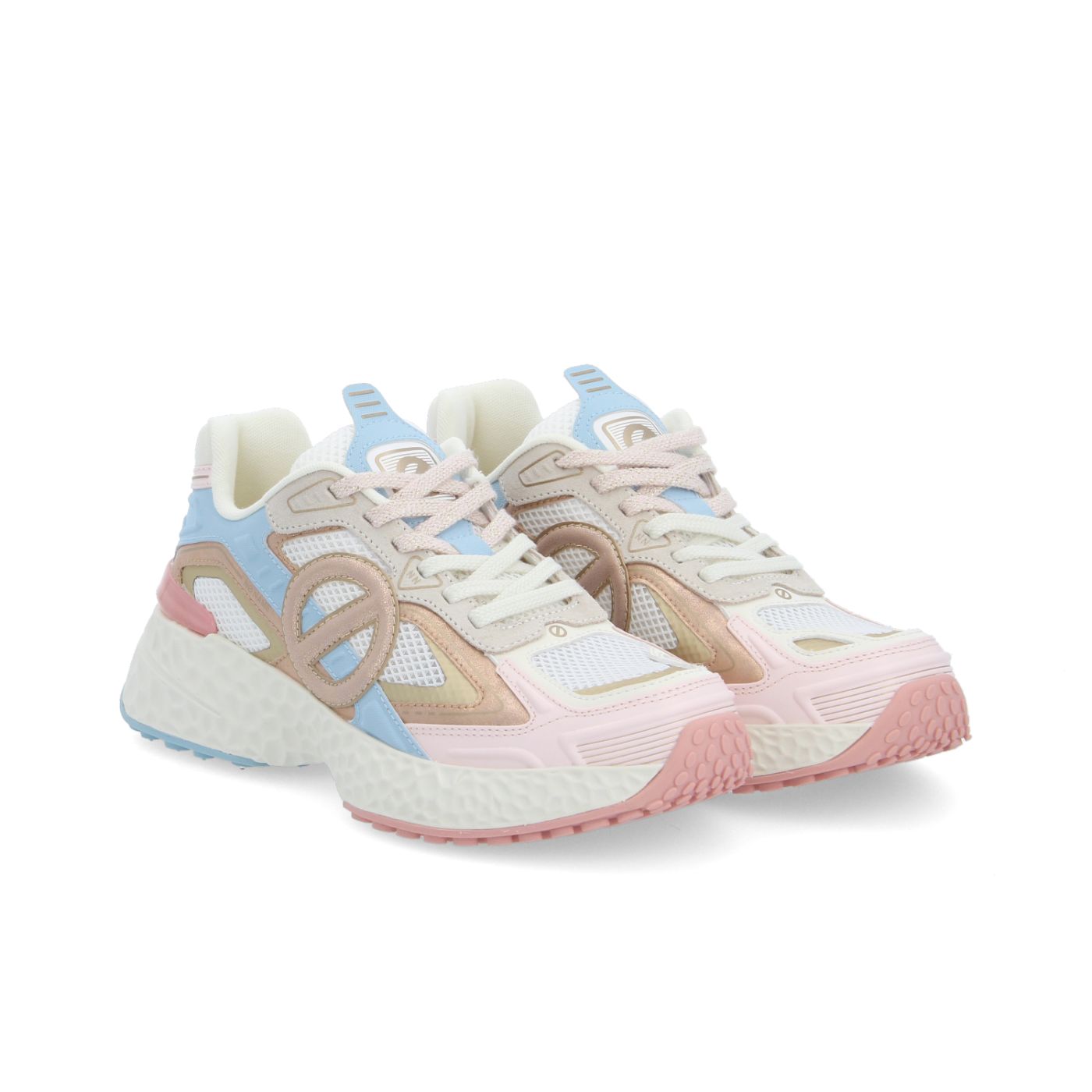 Sneaker Donna NØ Name CARTER 2.0 TECH Multicolor OFF WHITE / PINK / SKY