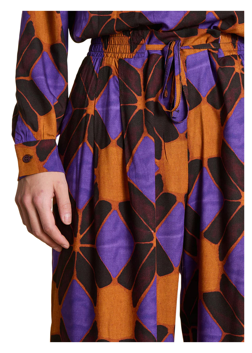 LA FEE MARABOUTEE PA-FECAMP-V Pantalone Donna Largo Fantasia