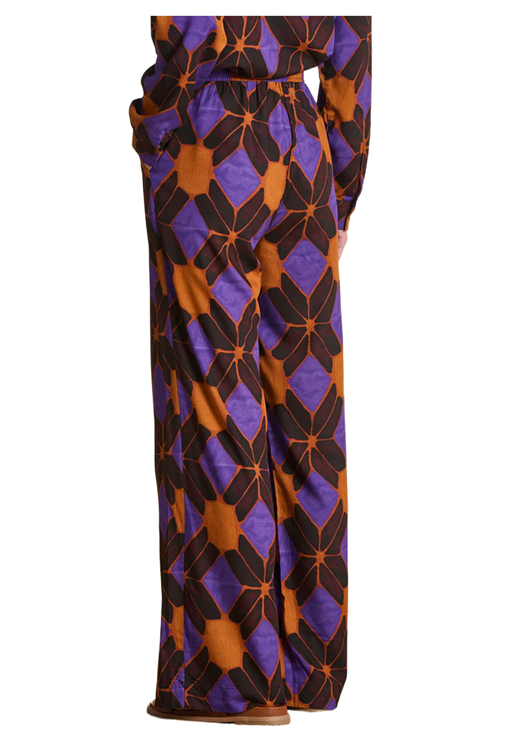 LA FEE MARABOUTEE PA-FECAMP-V Pantalone Donna Largo Fantasia