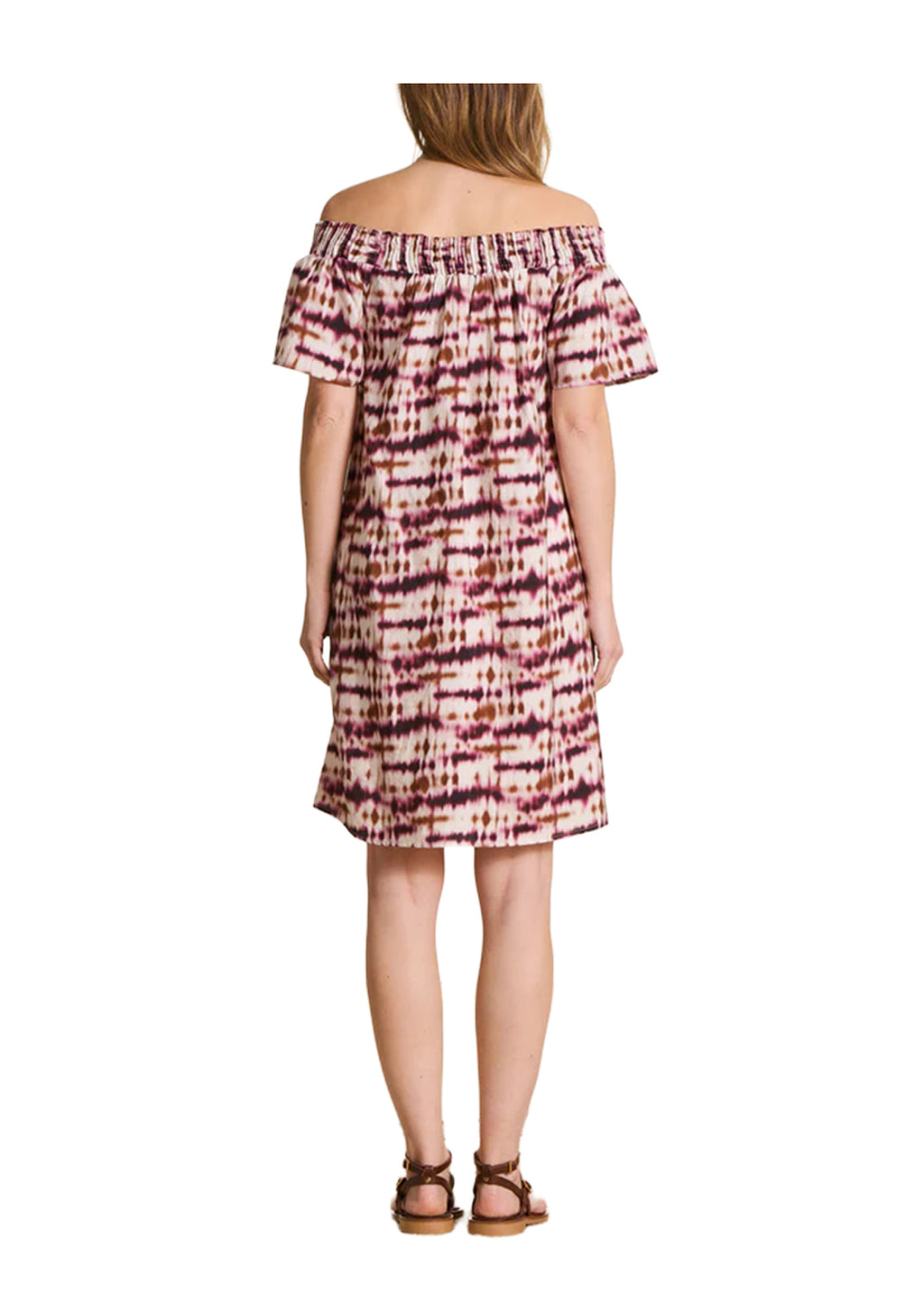 RO-FUNA-C LA FEE MARABOUTEE Abito Tie-Dye Spalle Scoperte