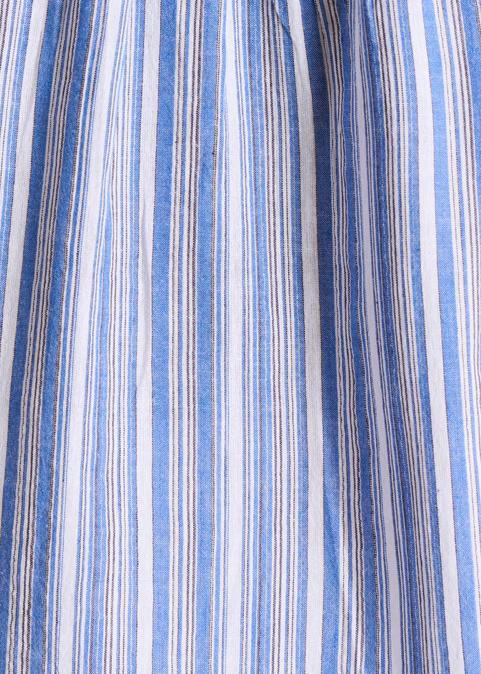 LA FEE MARABOUTEE TO-DANA camicia righe pizzo Made India