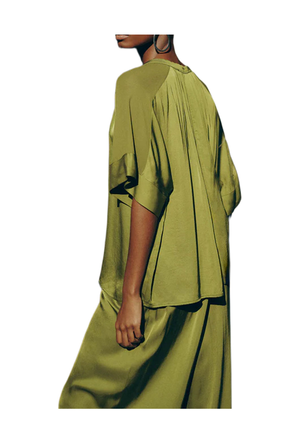 LA FEE MARABOUTEE TO-FELINA-R Blusa Donna Satin Made in Italy