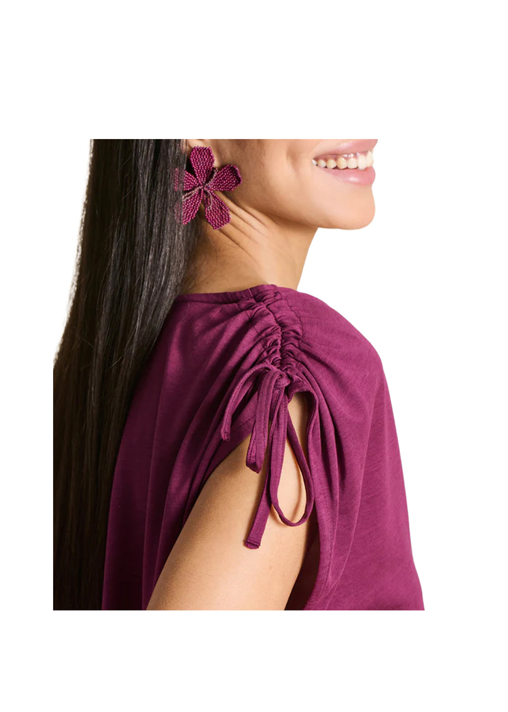 LA FEE MARABOUTEE TS-FILOU T-Shirt Donna Lyocell Cotone