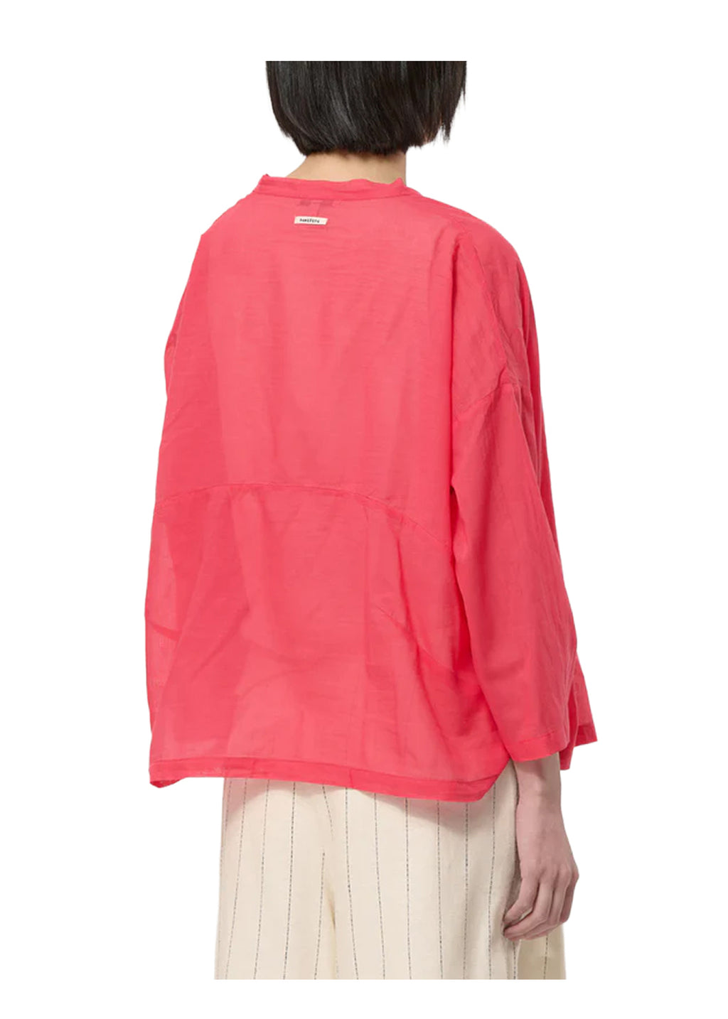 CH-TIRIANE HUMILITY Camicia Voile Cotone Over Made in Italy