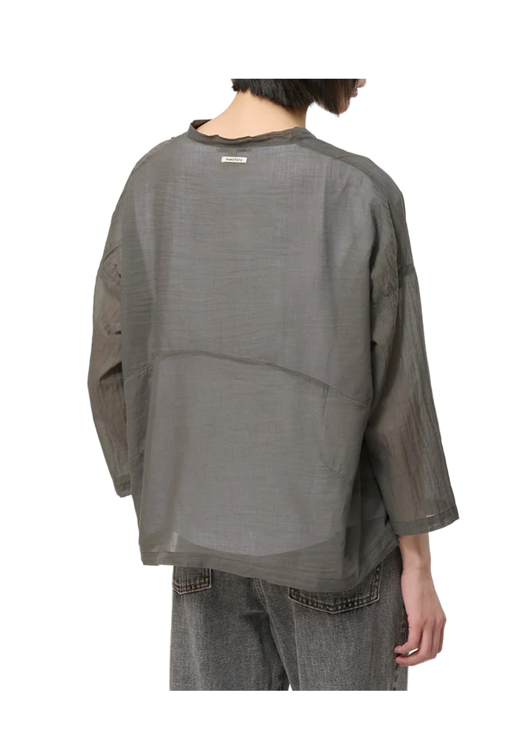CH-TIRIANE HUMILITY Camicia Voile Cotone Over Made in Italy