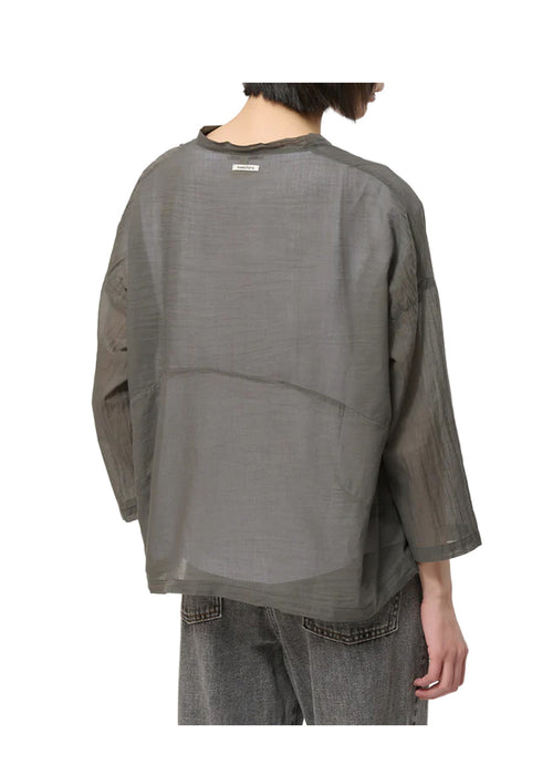 CH-TIRIANE HUMILITY Camicia Voile Cotone Over Made in Italy