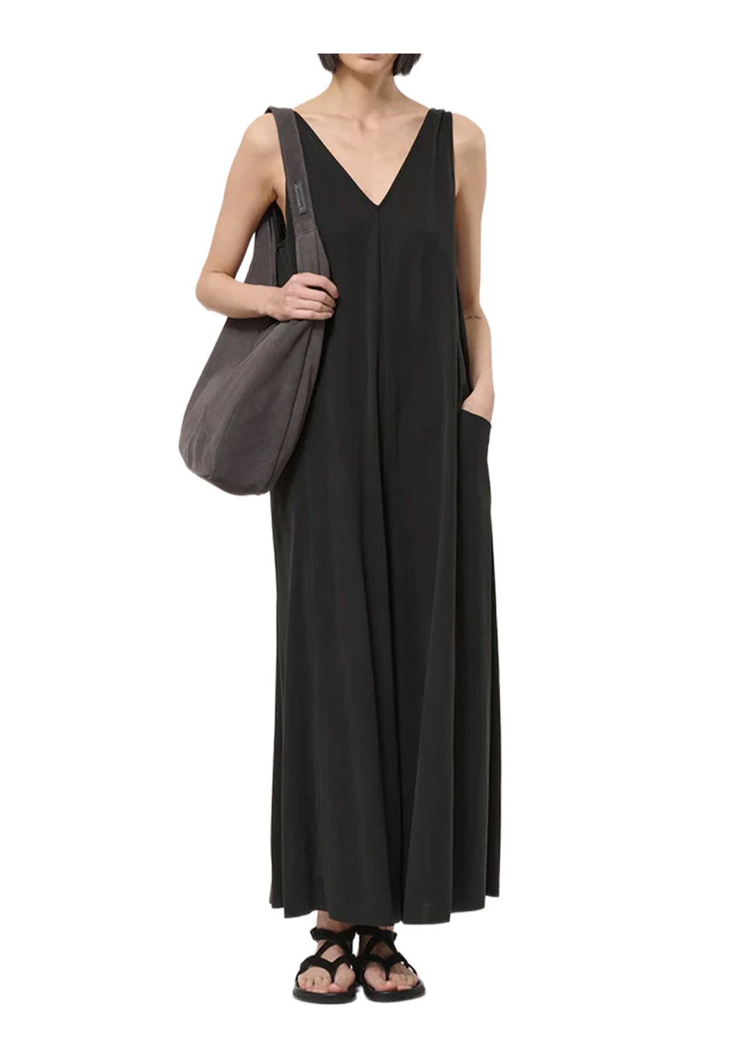 HUMILITY CO-LORIEL Tuta Donna Palazzo Nera Made in Italy
