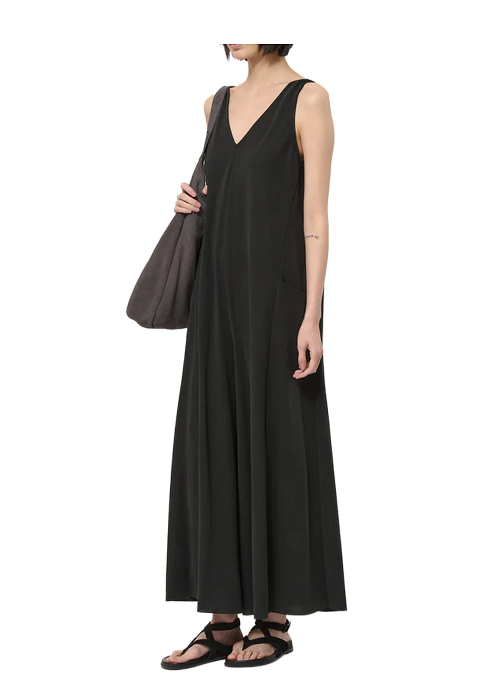 HUMILITY CO-LORIEL Tuta Donna Palazzo Nera Made in Italy