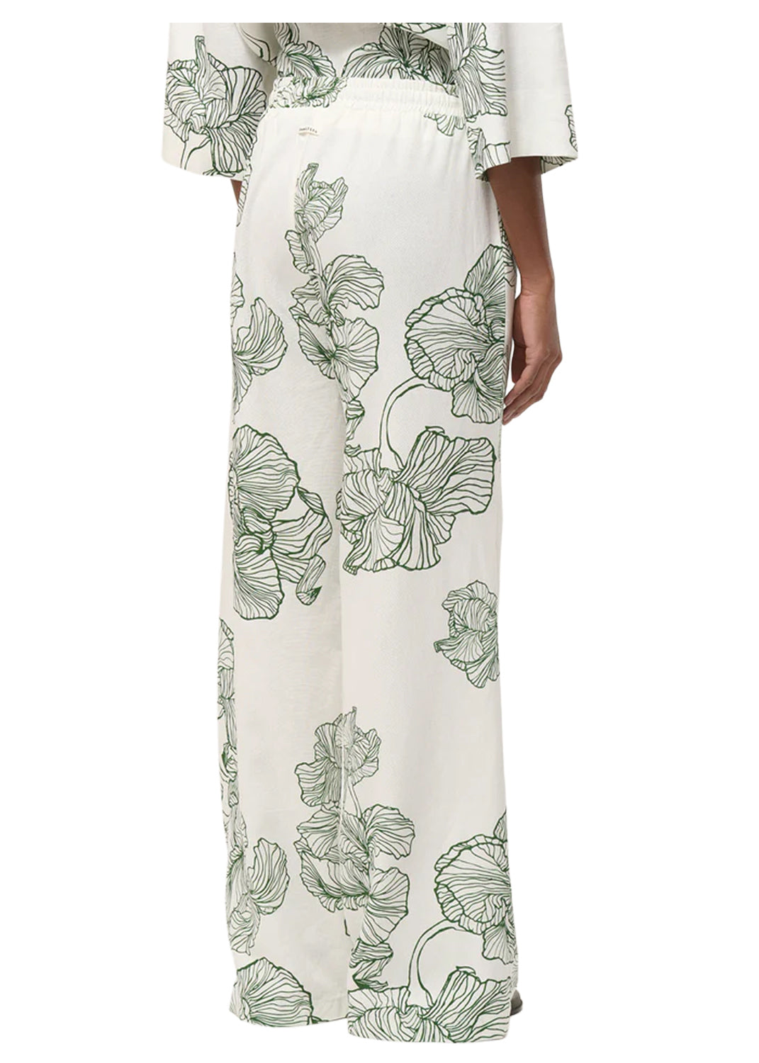 PA-JAKOTA HUMILITY Pantaloni Larghi Floreali Made in Italy