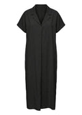 HUMILITY BABETO-J Abito Donna Nero Lyocell Made in Italy