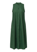 RO-LUNA HUMILITY Abito Verde Cotone Made in Italy